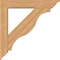 Ekena Millwork Funston Traditional Smooth Bracket w/ Offset Brace, Western Red Cedar, 7 1/2"W x 42"D x 42"H BKT0806X42X42FST01SWR - alternate 2